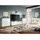 xonox.home Highboard 80 x 81 x 34 cm Weiß Hochglanz