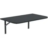 AKKE Klapptisch, Wandklapptisch mit abgerundete Ecken für Küche Kinderzimmer klappbar 60 cm x 70 cm
