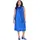 Ulla Popken Cocktailkleid Midikleid Blau 50