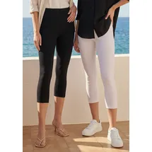 TAMARIS Caprileggings wadenlang Schwarz 34