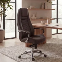 FineBuy AUSTIN Echtleder Braun