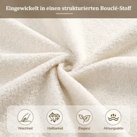 stilvora Polsterbett 90 x 200 cm Beige