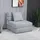 Homcom Schlafsessel Schlafsofa, Sofabett Einzelsofa mit Waschbarem Kissen, Grau