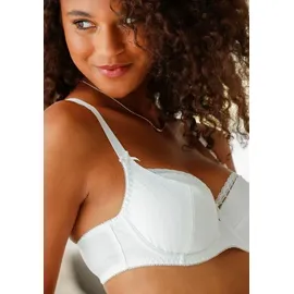 PETITE FLEUR Bügel-BH Damen puder+weiß Gr.90E