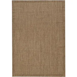 KADIMA DESIGN TEPPICH Outdoor DAFNE in Braun, einfarbig, 160 x 230 cm