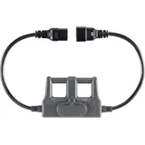 VOLTCRAFT CAA-1L 16 Messadapter Kaltgeräte-Stecker C20 - Kaltgeräte-Buchse C19 Dunkelgrau