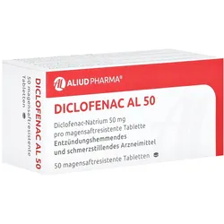 DICLOFENAC AL 50 magensaftresistente Tabletten 50 St