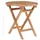 vidaXL Gartentisch 61 x 47 x 14 cm Braun