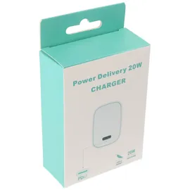 AccuCell USB-C Schnell-Ladegerät max. 20W, 5V, 9V oder 12 Volt, weiss