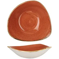 Churchill 12 x Schale dreieckig 18,5cm STONECAST spiced orange