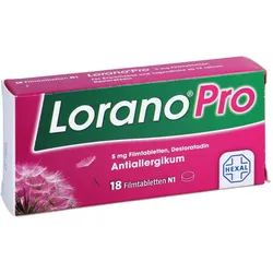 Lorano Pro bei Allergie  Die Allergietabletten für alle Heuschnupfen-Symptome