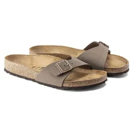 Birkenstock Madrid Birko-Flor Nubuk schmal mocca 46