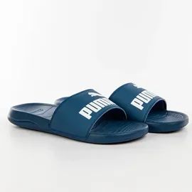 Puma Popcat 20 Slide Sandal, Inky Blue White, 39