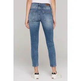 Soccx Damen, Jeans, SU:SI regular fit, Smooth Blue, 34 - 34W