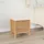 vidaXL Badhocker 48x47,5x52 cm Massivholz Nussbaum
