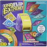 Mattel Games UNO Flip Extreme Kartenspiel für Kinder, Erwachsene und die Familie, kombiniert UNO Flip und UNO Extreme in einem einzigen Spiel, Familienspiel ab 7 Jahren, JCH61