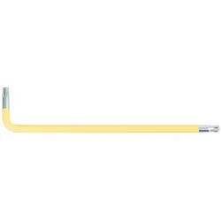 KS Tools Kugelkopf-Torx-Winkelstiftschlüssel, XL, farbig gelb - 151.4276 - gelb