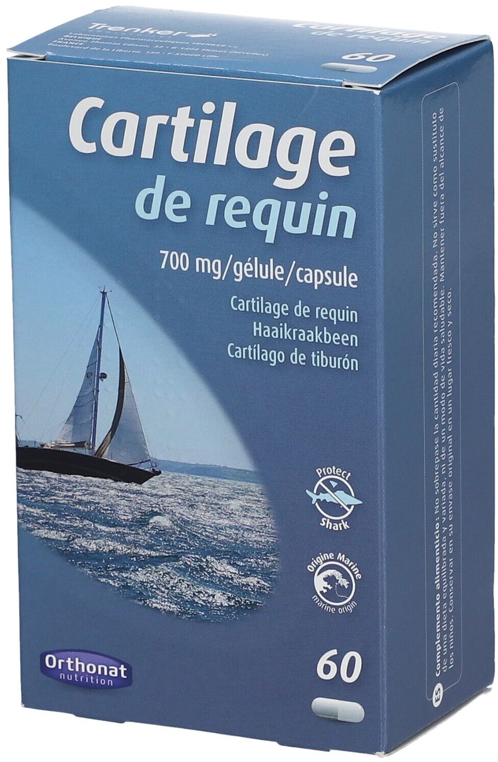 ORTHONAT Cartilage de requin 700 mg 60 pc(s) capsule(s)