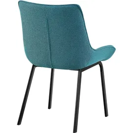 CLP Esszimmerstuhl Saranda türkis Stoff