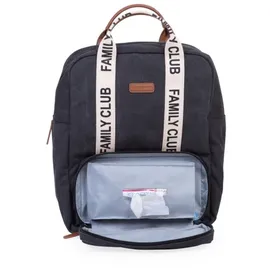 Childhome Family Club Wickelrucksack Schwarz