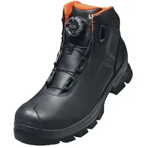 Uvex 2 MACSOLEÂ Stiefel S3 65321 schwarz, orange Weite 10 Gr. 42 - Schwarz