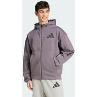 Adidas Z.N.E. Reißverschlusspullover - Grey Strata - S
