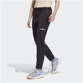 adidas Damen Hose TERREX Utilitas Hiking Zip-Off, BLACK, 40