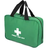 Erste Hilfe Set, 230-Teiliges Premium First Aid Kit -Notfallset, Hilfe Tasche Tragbaresenthält Autofenster Hammer, Rettungsdecke Perfekt für Auto, Outdoor, Reise, Heim, Arbeitsplatz, Camping