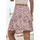 VIVANCE Jerseyrock Miniröcke Blumendruck Rosa/Weiß 38