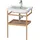 Duravit DuraStyle Handtuchhalter mit Ablage Basalt Matt/Eiche Massiv DS988104376