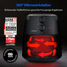 Medion P30 L Heißluftfritteuse MD13020 schwarz