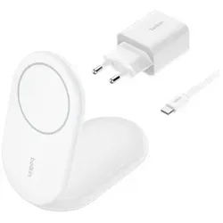 Belkin BOOST Charge magneti. 15W inkl. USB-C Netzt. ws.WIB007vfWH