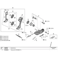 Shimano Rd-m9260-11l schwarz NO Size