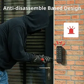 SwitchBot Keypad Touch - Smartes Codeschloss, Schwarz