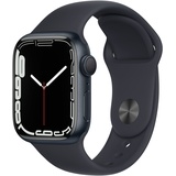 Apple Watch Series 7 GPS 41 mm Aluminiumgehäuse mitternacht, Sportarmband mitternacht