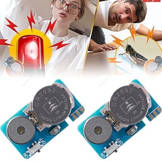 Annoying PCB - Hidden Annoying Pranks Mini PCB, PCB Beeping Prank, Annoying PCB The Prank Device 3 Years, Mini PCB Stimulate Noise Maker, Includes Multiple Sounds, Cricket Chirp, Beep & More (2pcs)