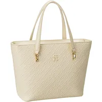 Tommy Hilfiger Handtasche TH Refined Mini Tote SP24 Calico Nude Damen