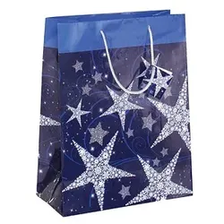 5 SIGEL Geschenktaschen Shining Star Motiv 26,0 x 33,0 cm