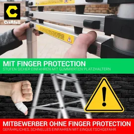 Craftfull CF-101A Teleskopleiter 4 Stufen