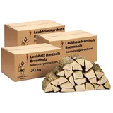 Neandertaler Feuer Kaminholz Brennholz Grillholz Hartholz Feuerholz Holz für Grill Kamin Firewood, 90 kg 90 kg