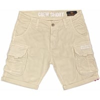 Alpha Industries Crew Short Short für Herren Jet Stream White