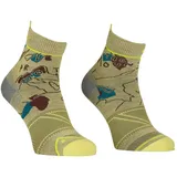 Ortovox Alpine Light Quarter Socken 2 Gelb/Grün 45-47