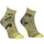 Ortovox Alpine Light Quarter Socken 2 Gelb/Grün 45-47