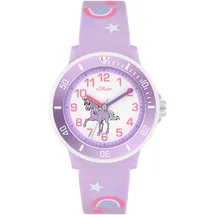 s.Oliver The Magic Time 0 mm Silikonarmband Lila