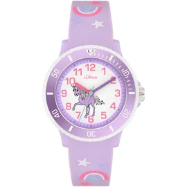 s.Oliver The Magic Time 0 mm Silikonarmband Lila