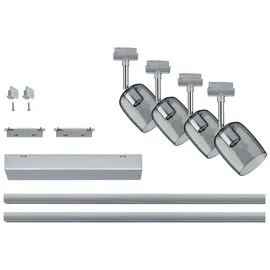 Paulmann URail Blossom Basisset G9 max. 4x10W dimmbar 230V Chrom matt Rauch