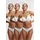 URBAN CLASSICS Lasercut Tanga 3 St. Weiß M