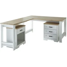 Innostyle Schreibtisch Jasmin Weiß