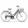 MBM New Boulevard 28 Zoll RH 46 cm Damen schwarz