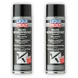 2x 500ml LIQUI MOLY 6100 Unterbodenschutz Wachs anthrazit/schwarz